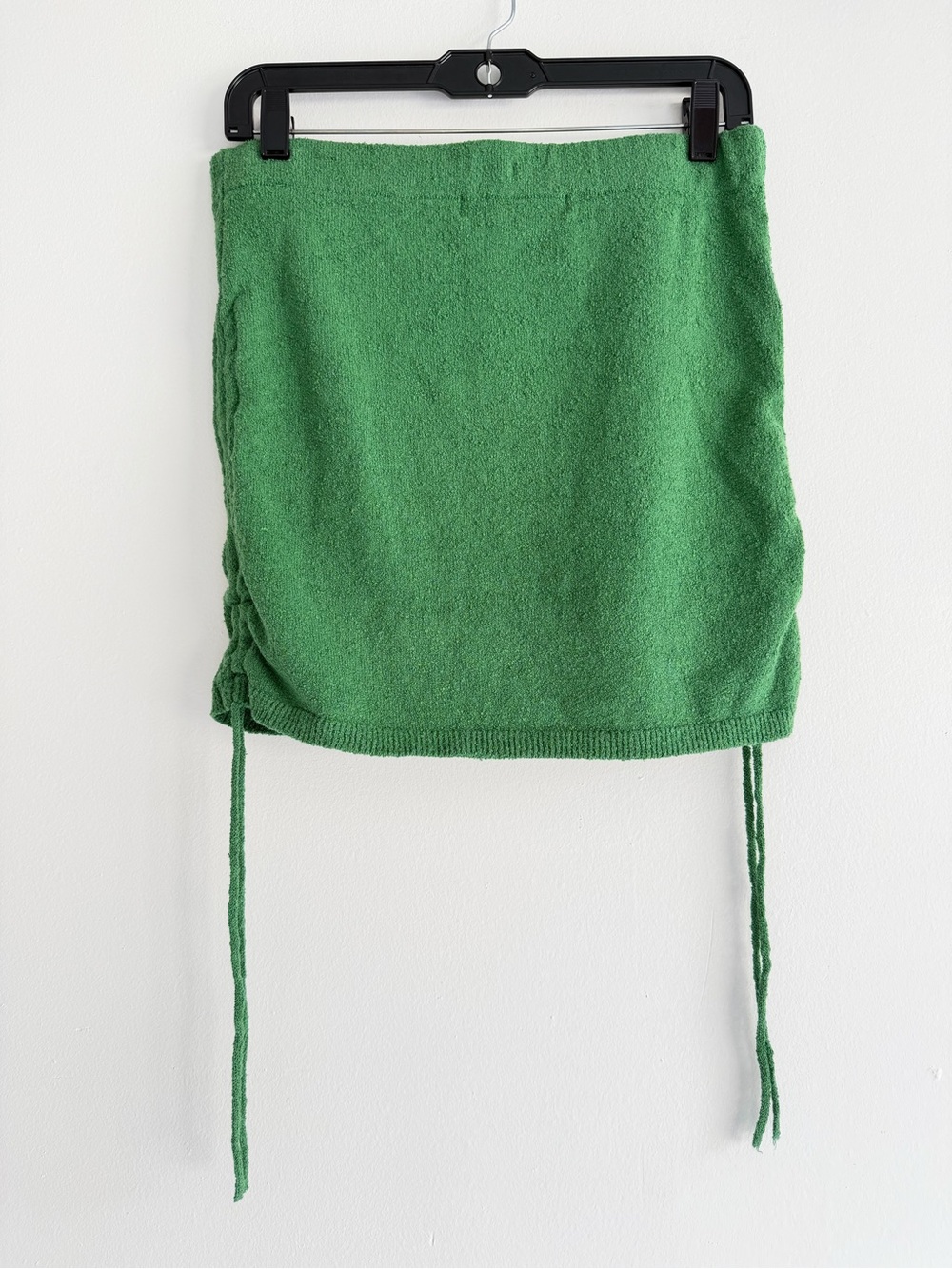 Free People Beach Green Cabo Cinched Bodycon Mini Skirt Small 57018 - Picture 3 of 9